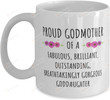 Micha - Proud Godmother Mug Godmother Gifts From Goddaughter Mother'S Day Mug For Godmother Mother'S Day Gifts Godmother Funny Godmother Mug Birthday Christmas Gifts Mug 11oz 15oz (Multi 18)