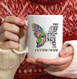 She Whispered Back I Am The Storm, Autism Mom Coffee Mugs, The Autism Awareness Mugs, Autism Awareness Day Gifts, Autism Mom Gifts, Butterfly Ceramic Mug