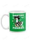 Honkus Ponkus, Witch Goose And Broom Art, Halloween Mugs Ceramic Mug 11 Oz 15 Oz Coffee Mug