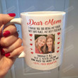 Personalized Dear Mom Thank For Being My Rock White Mugs Ceramic Mug Great Customized Gifts For Birthday Christmas Thanksgiving Mother's Day 11 Oz 15 Oz Coffee Mug