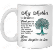 Personalized Mom Mug Mother-In-Law Thank you For Raising Your Son Funny Mug For Mom Ceramic Mug Great Customized Gifts For Birthday Christmas Thanksgiving Mother's Day Mug 11 Oz 15 Oz Coffee Mug