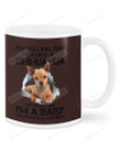 I'm Telling You I'm Not A Chihuahua White Mugs Ceramic Mug 11 Oz 15 Oz Coffee Mug, Great Gifts For Thanksgiving Birthday Christmas