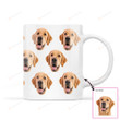 Personalized Dog Mom Mug Gifts For Dog Mom, Dog Dad , Dog Lover, Birthday, Anniversary Customized Photo Ceramic Coffee Mug 11-15 Oz