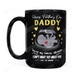 Personalized Daddy I Can't Wait To Meet You From The Bump Ceramic Mug Great Customized Gifts For Birthday Christmas Thanksgiving Father's Day 11 Oz 15 Oz Coffee Mug