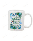 Butterfly I'm Not A Widow I'm A Wife To A Husband With Wings Mug Gifts For Husband in Heaven, Memorial Gifts, Birthday, Anniversary Ceramic Changing Color Mug 11-15 Oz
