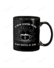 If You're Waiting on God Do What Waiter Do Serve Mug Gifts For Birthday, Anniversary Ceramic Coffee 11-15 Oz