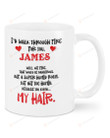 I'd Walk Through Fire For You Mug, Funny Happy Valentine's Day Gifts For Birthday, Thanksgiving Customized Name Ceramic Coffee 11 15 Oz Mug