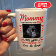 Personalized Dear Mommy Mothers Day, Baby's Sonogram Picture Mug - First Cuddle Mug - Gifts For New First Mom To Be From The Bump
