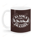 Alaska Paw Powered Transit Ceramic Mug Great Customized Gifts For Birthday Christmas Thanksgiving 11 Oz 15 Oz Coffee Mug