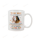 Personalized Horse To My Wife I Wish I Could Turn Back The Clock Mug Gifts For Couple Lover , Husband, Boyfriend, Birthday, Anniversary Customized Name Ceramic Coffee Mug 11-15 Oz