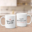 Family Take A Month To Yourself Happy Mother's Day To An Amazing Mom Ceramic Mug Great Customized Gifts For Birthday Christmas Thanksgiving Mother's Day 11 Oz 15 Oz Coffee Mug
