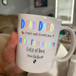 Personalized Dear Daddy I Can't Wait To Meet You Daddy From The Bump Mug - New Dad Mug Gifts For Him, Father's Day ,Birthday, Anniversary Customized Name Ceramic Coffee Mug 11-15 Oz