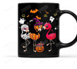 Flamingo Happy Halloween Mug, Funny Halloween Gift