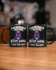I Have Two Title Mom And Step Mom I Rock Lion Queen Art Mugs Ceramic Mug 11 Oz 15 Oz Coffee Mug