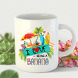 I Love Being A Banana Summer Mug Gifts For Her, Mother's Day ,Birthday, Anniversary Ceramic Coffee Mug 11-15 Oz