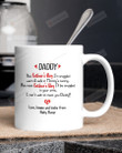 Personalized Daddy Mug This Father's Day I'm Snuggled Warm and Safe In Mommy's Tummy Mug Gifts For Dad, Happy Father's Day ,Birthday Customized Name Ceramic Coffee Mug 11-15 Oz