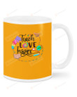 Teach Love Inspre Ceramic Mug Great Customized Gifts For Birthday Christmas Thanksgiving 11 Oz 15 Oz Coffee Mug