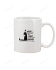 Angels Don't Always Have Wings Sometime They Have Whiskers Mug Gifts For Cat Mom, Cat Dad , Cat Lover, Birthday, Anniversary Ceramic Coffee 11-15 Oz