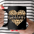 Personalized Grammy Heart - Leopard Heart Mugs Ceramic Mug 11 Oz 15 Oz Coffee Mug