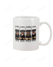 Rottweiler Dog Be Cool Everyday Mug Gifts For Dog Mom, Dog Dad , Dog Lover, Birthday, Thanksgiving Anniversary Ceramic Coffee 11-15 Oz