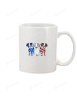 Jack Russell Happy Independence Day Mug Gifts For Birthday, Thanksgiving Anniversary Ceramic Coffee 11-15 Oz