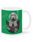 Labrador In Pocket White Mugs Ceramic Mug 11 Oz 15 Oz Coffee Mug, Great Gifts For Thanksgiving Birthday Christmas