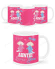 Pink or Blue Auntie Loves You Mugs Ceramic Mug 11 Oz 15 Oz Coffee Mug