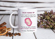 Personalized Cute Pregnant Mom Mug | Dear Mommy From The Bump | Happy First Mother's Day Gift, New Mommy, Mom to Be, Expecting Mother Changing Color Mug 11-15 Oz