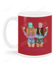 Personalized To My Bestie I Don't Know What's Tighter Friendship, Thank You For Making Me Laugh Ceramic Mug Great Customized Gifts For Birthday Christmas Thanksgiving 11 Oz 15 Oz Coffee Mug