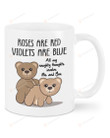 ALL MY NAUGHTY THOUGHTS INVOLVE ME AND YOU Mug , Happy Valentine's Day Gifts For Couple Lover, Birthday, Thanksgiving Anniversary Ceramic Coffee 11-15 Oz Mug
