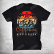 California Republic Socal Norcal Flag Cencal Cali Vintage T-Shirt