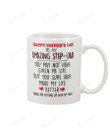 Personalized To My Amazing Stepdad Mug Happy Father's Day Thanks For Putting Up With My Mom Best Gifts Ceramic Mug Tea Mug