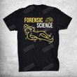 Connect Numbers Crime Scene Forensic Science T-Shirt
