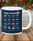 Types Of Dinosaurs Ceramic Mug Great Customized Gifts For Birthday Christmas Thanksgiving Anniversary 11 Oz 15 Oz Coffee Mug