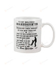 Personalized To My Beloved Granddaughter Mug Wherever Your Journey In Life May Take You I Pray You Will Always Be Safe Enjoy The Ride Best Gifts From Grandpa Coffee Mug