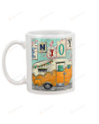 Enjoy Life Camping White Mugs Ceramic Mug 11 Oz 15 Oz Coffee Mug