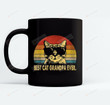 Best Cat Grandpa Ever Vintage Funny Gifts For Dad Grandpa Ceramic Mug Perfect Customized Gifts For Birthday Christmas Father's Day 11 Oz 15 Oz Coffee Mug