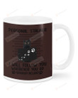 Personal Stalker Cat White Mugs Ceramic Mug 11 Oz 15 Oz Coffee Mug, Great Gifts For Thanksgiving Birthday Christmas