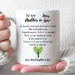 Personalized Gifts to Mother-in-law Mug I Promise to Love Your Son Mug Coffee Mug Gifts to Mom-in-law Best Mother's Day Gifts for Mom-in-law Funny Mom Mug Mom Gifts Birthday Gifts 11, 15 Oz Mug