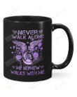 Never Walk Alone My Nephew Walks With Me Mug Gifts For Birthday, Father's Day, Mother's Day, Anniversary Ceramic Coffee 11-15 Oz