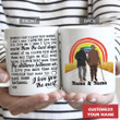 Personalized LGBT Mug, When I Say I Love You More, Happy Valentine's Day Gifts For Birthday, Thanksgiving Customized Name Ceramic Coffee 11-15 Oz Mug