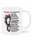 Personalized To My Daughter Horse Whenever You Feel Overwhelmed From Mom Mug Gifts For Birthday, Anniversary Customized Name Ceramic Changing Color Mug 11-15 Oz