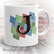 J Monogram Mug Coffee Mug Personalized Mug Custom Mug Initial Mug Personalized Gifts Birthday Gifts Women's Day Gifts