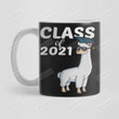 Class Of 2021 Llama - Black To School Mug, Class of 2021, Back To School 2021 Mug, Back To School 2021 Masks Mug On School Day For Kid, Teen, Teenager, Children, Student