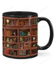 Library Bookshelf Mug, Library Mug, Bookshelf Mug, Librarian Mug, Book Mug Coffee Mug 11oz And 15oz