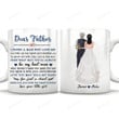 Personalized Family Dear Father I Found The Man Who Love Me But For Me You Are Number One Ceramic Mug Great Customized Gifts For Birthday Christmas Thanksgiving Father's Day 11 Oz 15 Oz Coffee Mug