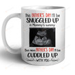 Personalized Family This Father's Day I'll Be Snuggled Up In Mommy's Tummy Ceramic Mug Great Customized Gifts For Birthday Christmas Thanksgiving Father's Day 11 Oz 15 Oz Coffee Mug