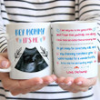 Personalized Ultrasound Mug Hey Mommy It's Me From The Bump, Gifts For First Mom Expectant Mom Pregnant Mom Ceramic Mug Great Customized Gifts For Birthday Christmas Thanksgiving Mother's Day 11 Oz 15 Oz Coffee Mug