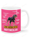 The Anatomy Of A Rottweiler Dog Lover Ceramic Mug Great Customized Gifts For Birthday Christmas Thanksgiving 11 Oz 15 Oz Coffee Mug