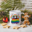 Personalized Gay Couple Watching Rainbow I Love You More Most White Mugs Ceramic Mug Great Customized Gifts For Birthday Christmas Thanksgiving  11 Oz 15 Oz Coffee Mug
